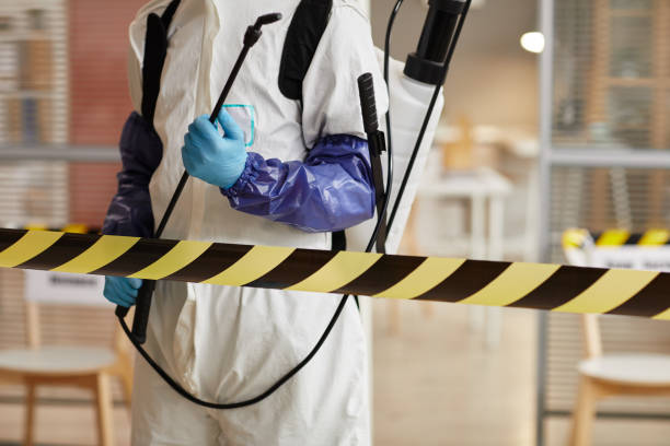 Professional Blood Cleanup technician working in Effingham, NH